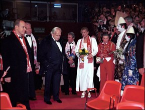 01/23/2001. The Monaco Circus Festival: awards ceremony.