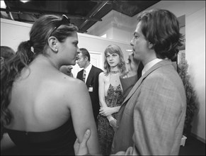 05/12/2001. 54th Cannes film festival: Backstage.