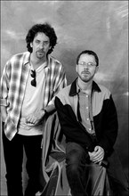 05/13/2001. 54th Cannes film festival: studio of Joel and Ethan Coen.