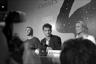 05/15/2001.54th Cannes Film Festival: Sean Penn and Robin Wright