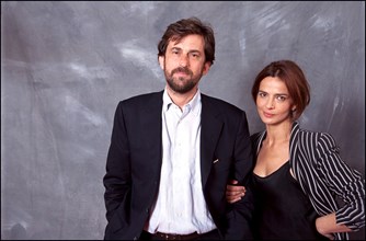 05/17/2001. Cannes Film Festival: Studio of Film crew of "La chambre du fils" of Nanni Moretti