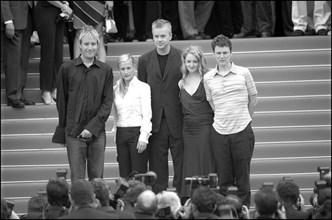 05/18/2001 54th Cannes Film Festival: stairs of "Human Nature"
