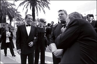 05/20/2001. 54th Cannes Film Festival : Backstage closing ceremony