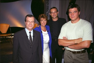 08/27/2001 Paris: presentation of the new schedules of France 2- France 3 French national TV network