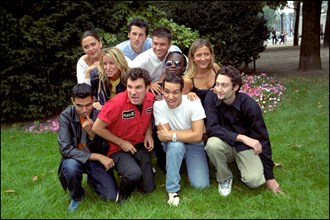 08/30/2001. French TV chanel "M6" presents new program schedule for the 2001/2002 season