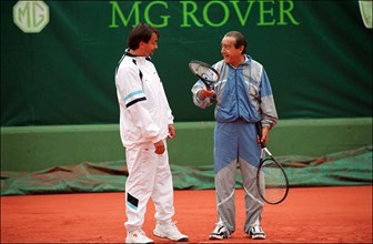 09/14/2001. "MG Rover Classic" Tennis tournament at the Country club of Paris.