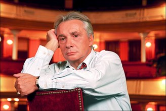 09/00/2001. EXCLUSIVE: French singer Michel Sardou new owner of the "Porte St Martin".