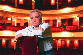 09/00/2001. EXCLUSIVE: French singer Michel Sardou new owner of the "Porte St Martin".