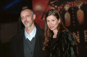 09/27/2001. Premiere of Baz Luhrmann's movie "Moulin Rouge" in Paris.