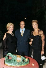 08/00/2001. Ira von Fürstenberg in Monaco for special exhibition of her personal collections of unusual objects.