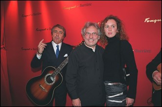 12/04/2001. Philippe Bouvard attends launch party for his latest book at Fouquet's.
