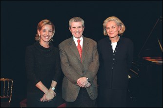 12/10/2001. French movie director Claude Lelouch sponsors Marcel Bleustein-Blanchet.
