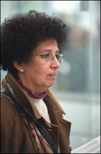 12/27/2001. EXCLUSIVE: Alleged WTC terrorist Zacarias Moussaoui"s mother Aicha leaves for Washington with her son's new lawyer François Roux.