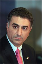 01/24/2002. Official visit of Reza Pahlavi in Paris.