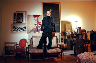 02/24/2002.  Fashion Designer Laurent Mercier gives a shot in the arm to Balmain Haute Couture.