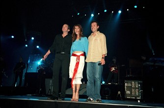 03/20/2002  Garou and Celine Dion performs at Bercy.