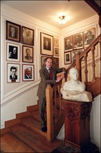 10/00/2001. Count Piotr Cheremetiev, president of the French society of Russian music, at the Sergei Rakhmaninov Russian conservatoire in Paris.