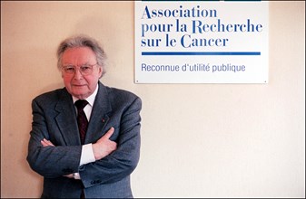 03/06/2002.  Michel Lucas chairman of the ARC (Association for cancer research).