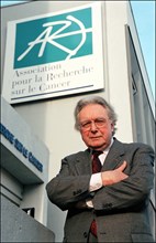 03/06/2002. EXCLUSIVE: Michel Lucas chairman of the ARC (Association for cancer research).
