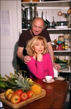 Georges Wolinski et sa femme Maryse