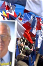 05/01/2002. National Front party demonstration in Paris