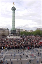 05/01/2002. Anti Le Pen demonstration in Paris
