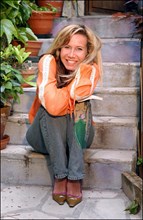 05/10/2002.   Fiona Gelin in play "Cet Infinie Jardin" in Paris.