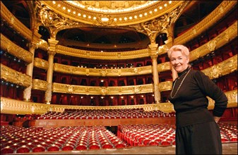 06/00/2002.  Head of Paris Opera dancing school Claude Bessy