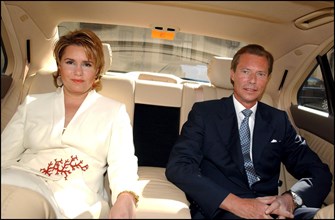 06/22/2002. Exclusive. Grand Duke Henri of Luxembourg and wife Maria-Teresa