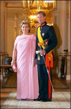 06/22/2002.  Reception at the Grand Ducal palace as part of celebration of first anniversary of the accession of Grand Duke Henri to the throne of Luxembourg.