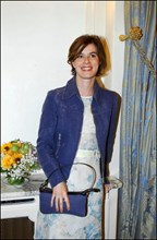 06/27/2002. Michele Mercier presents her book with Henry Jean Servat at the Plaza Athenee.