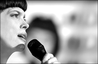 11/00/2002. EXCLUSIVE. French singer Mireille Mathieu returns on the musical scene with a new CD and tour in France and Europe.