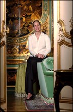 11/20/2002. Baroness Ariane of Rothschild at home in Paris