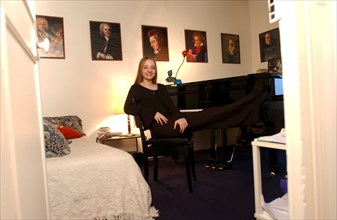 01/14/2003.  14-year Pianist wunderkind Lise de la Salle EXCLUSIVE
