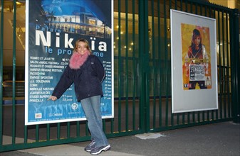 01/08/2003. EXCLUSIVE: Priscilla, singer, in Nice.