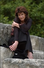 04/30/2003. EXCLUSIVE Mireille Calmel, French writer