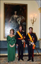 06/23/2003. Grand Duchy of Luxembourg celebrates National Day: reception at the "Grand Palais"