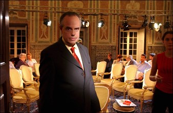10/00/2003. Frederic Mitterrand, programs director of French-speaking channel TV5.