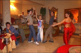 01/00/2004. French singer Priscilla shooting her new clip