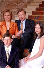 04/18/2004. EXCLUSIVE. The Grand Ducal family of Luxembourg celebrates the birthdays of Grand Duke Henri and his son Prince Sebastien.