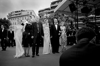 Équipe du film Broken Flowers. Festival de Cannes 2005