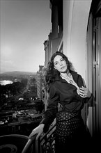 05/14/2005. EXCLUSIVE. 58th Cannes film festival: Monica Bellucci at the Hotel Martinez.