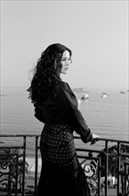 05/14/2005. EXCLUSIVE. 58th Cannes film festival: Monica Bellucci at the Hotel Martinez.
