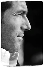 01/04/2004.  Close-up French soccer Zinedine Zidane