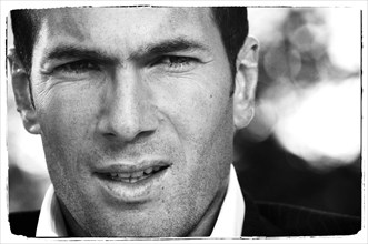 01/04/2004. EXCLUSIVE. Close-up French soccer Zinedine Zidane