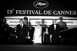 05/00/2006. Celebs at the 59th Cannes film festival.