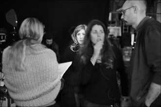 06/00/2009 - - On the set of the movie "Je vais te manquer ", written and directed by Amanda Sthers.