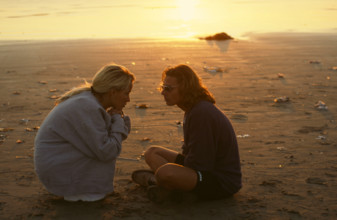 Ophélie Winter et son frère Mickaël (1996)
