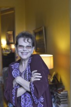 Claudia Cardinale chez elle à Paris