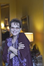 Claudia Cardinale chez elle à Paris